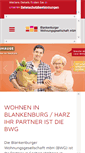 Mobile Screenshot of blankenburger-wohnungsgesellschaft.de